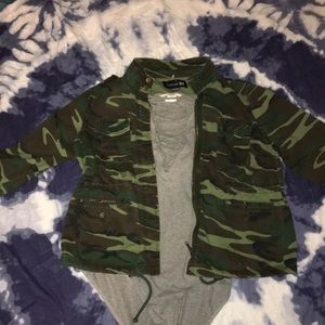 Forever 21 camo jacket